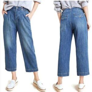 Anthropologie Pilcro Ultra High-Rise Relaxed Crop Jeans - Sz 25